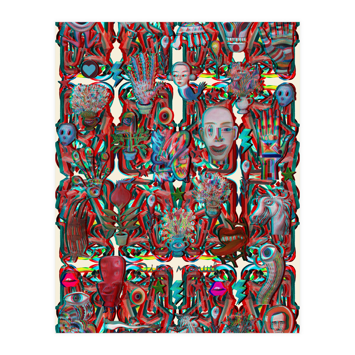 Formas 14 34 3d And Pop (Print Only)