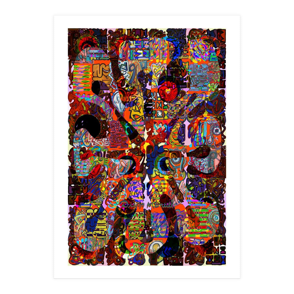 Fuego Y Graffiti 70 (Print Only)