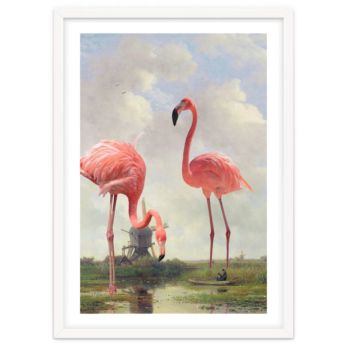 Fishing With Flamingos