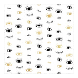 Gold and black eyes and lashes pattern (Print Only) thumbnail