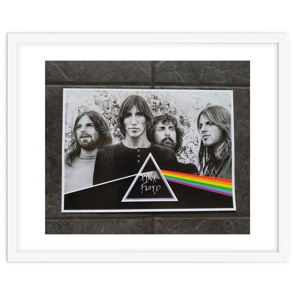 Pink Floyd DSOTM Pencil Portrait Print