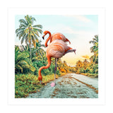 Flamingo Vacay (Print Only) thumbnail