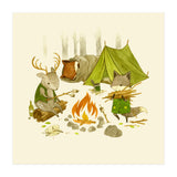 Camping In The Woods (Print Only) thumbnail