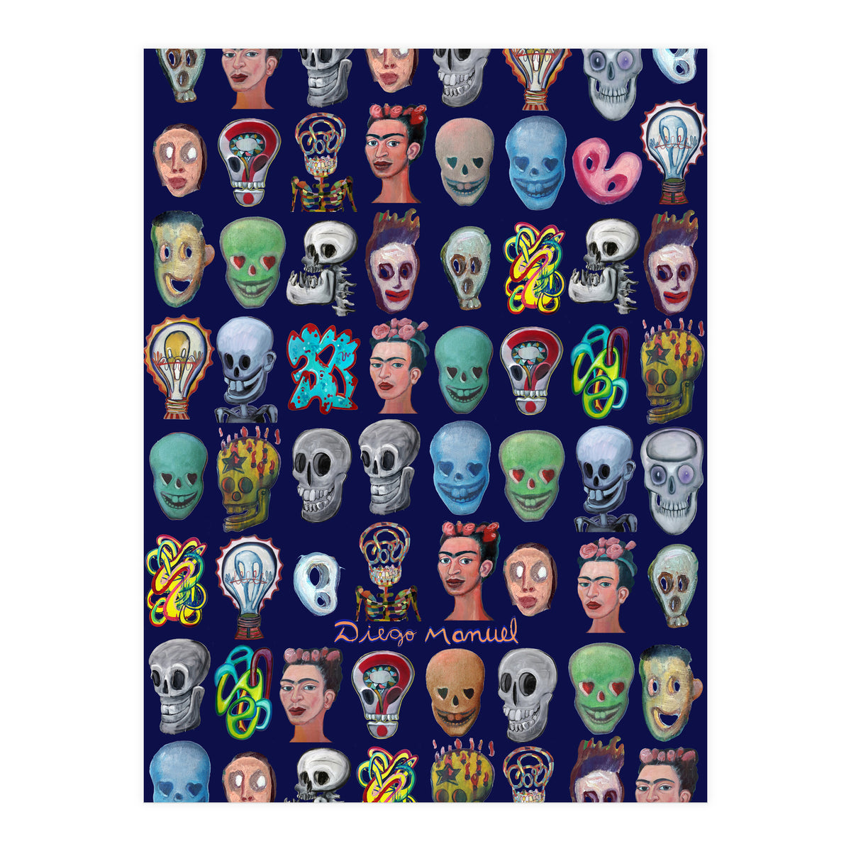 Calaveras Y Fridas (Print Only)