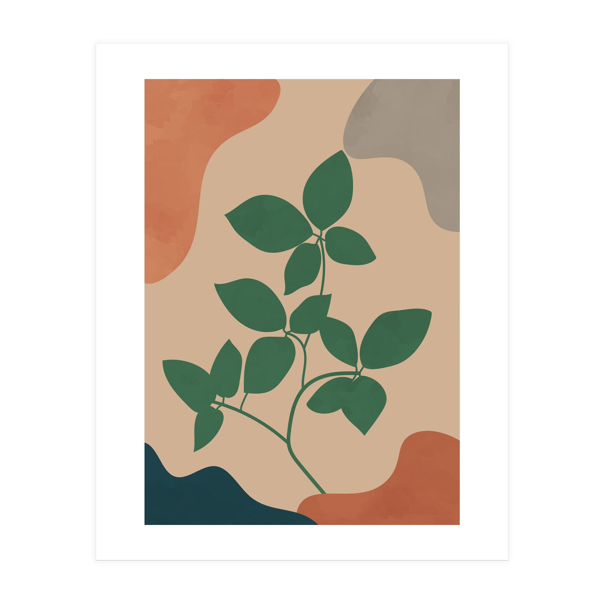 Botanical Neutral Earthy Tones (Print Only)