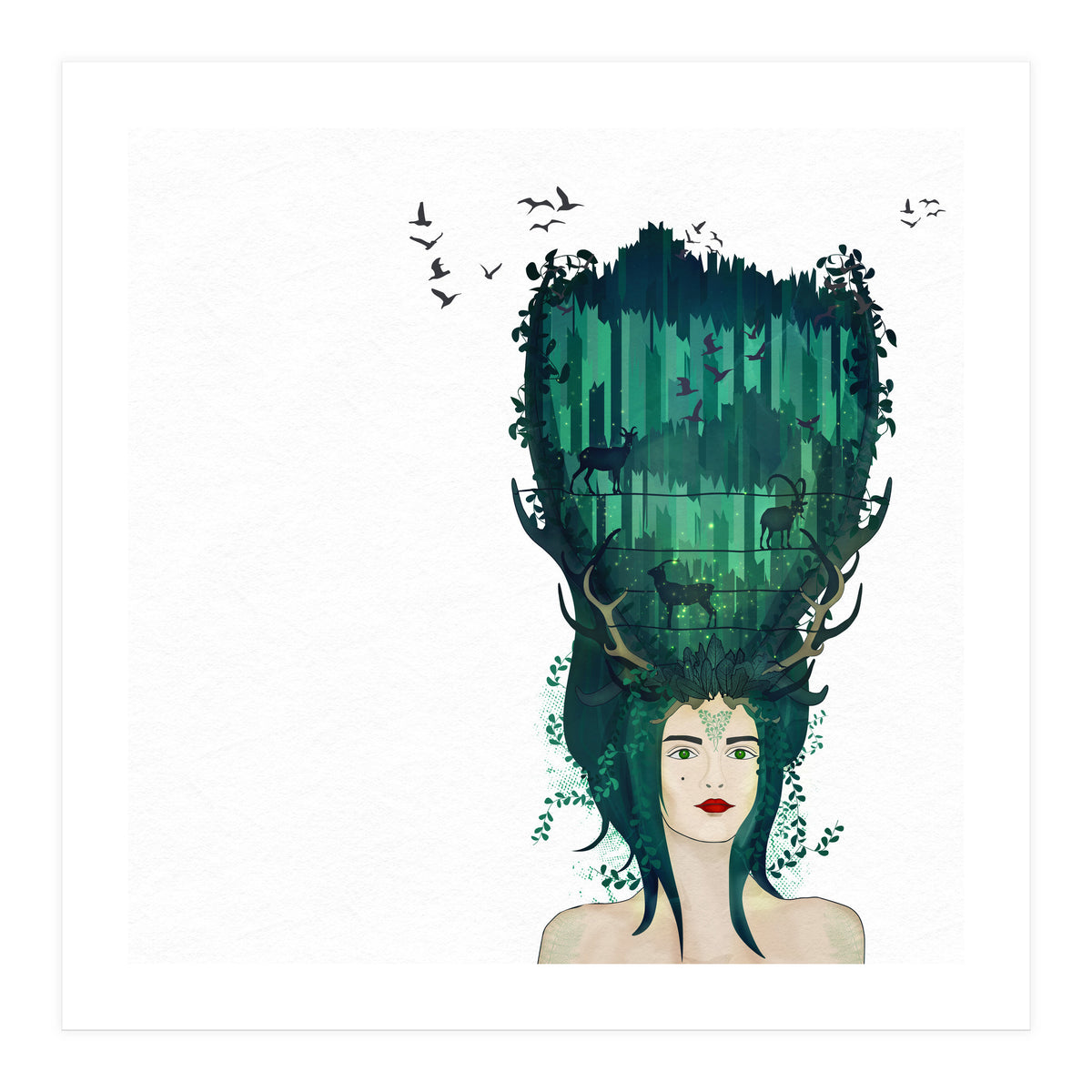 Rococo: My Lady of the Wilderness (Print Only)