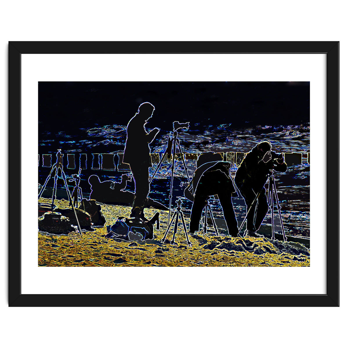 Photographers at the beach