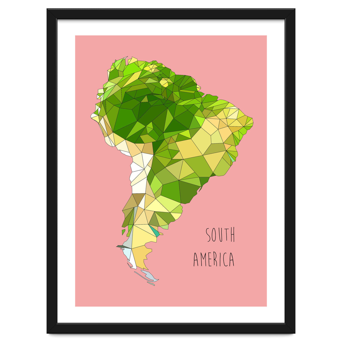 SOUTH AMERICA – Pink