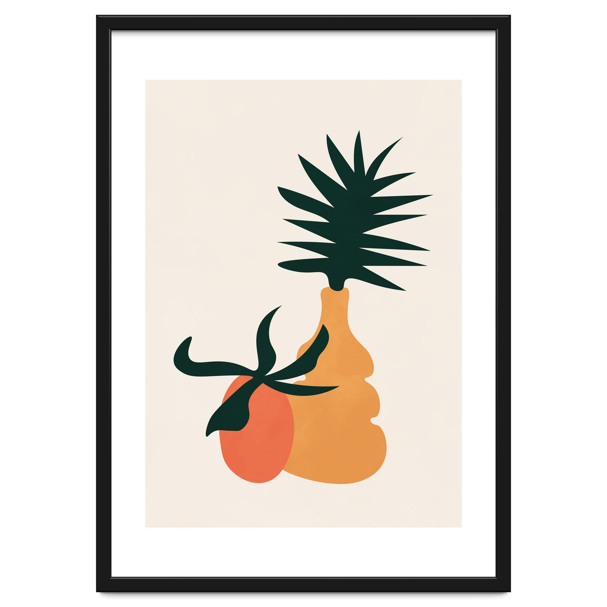 Boho Tropical Potted Plant