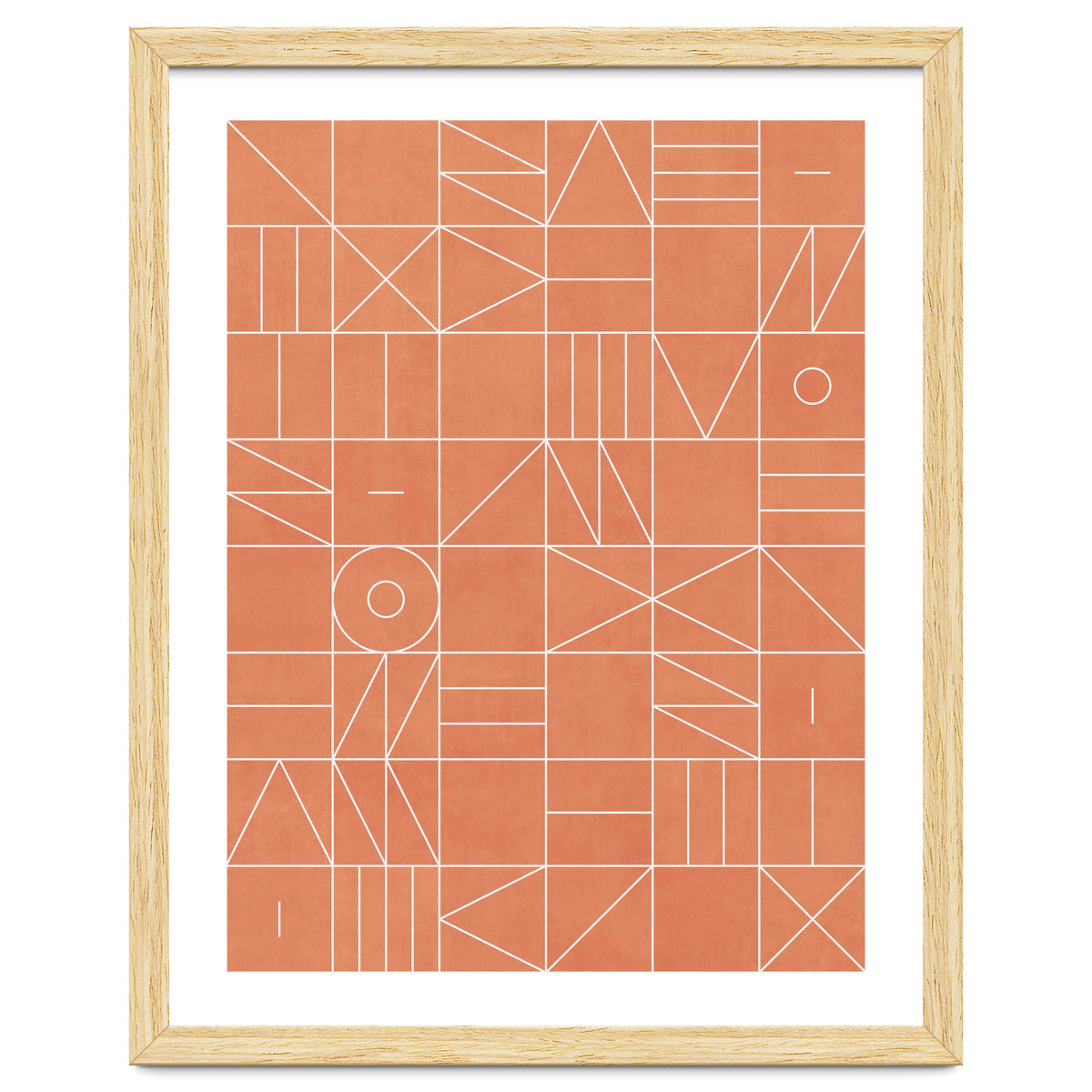 My Favorite Geometric Patterns No.5 - Coral