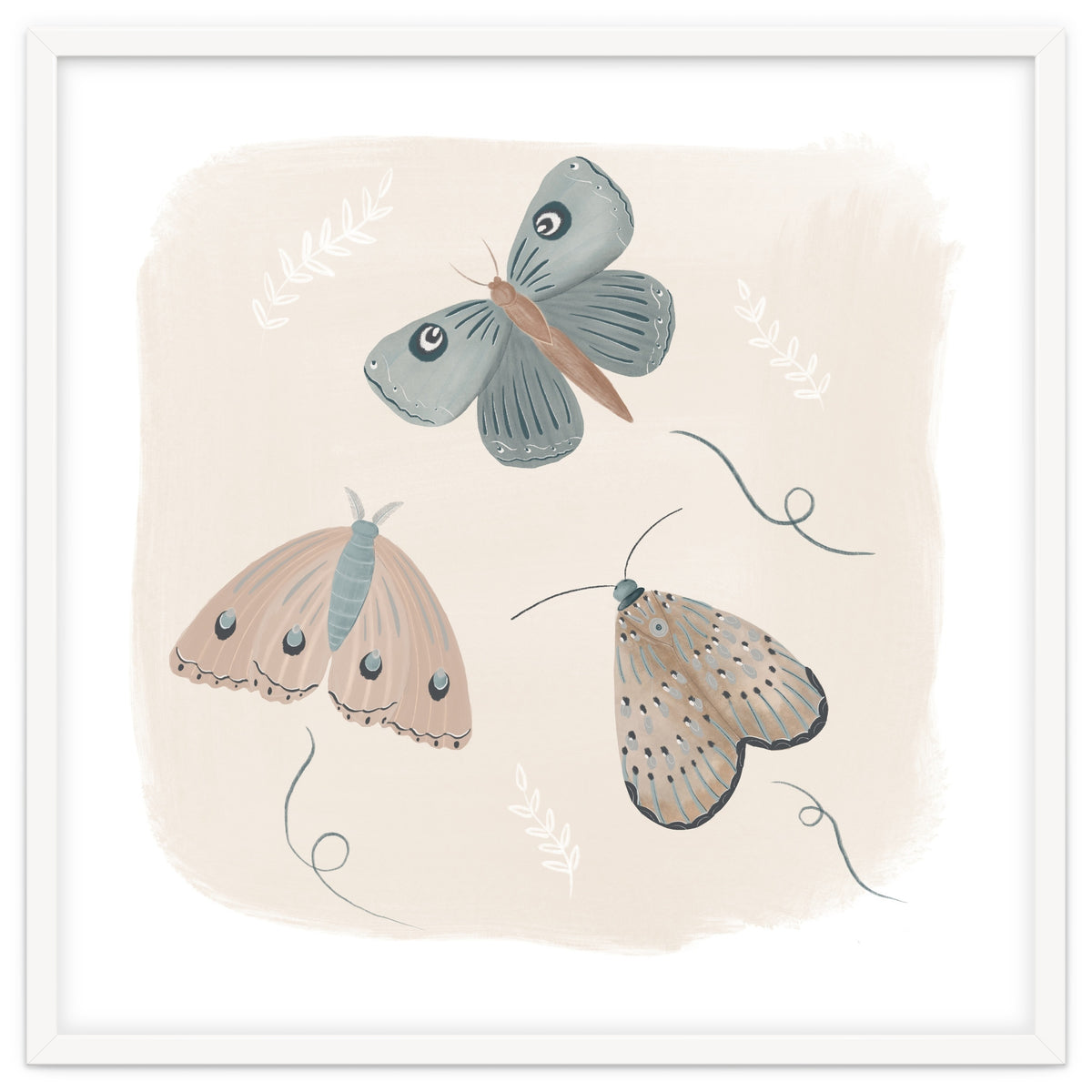 Moths in the moonlight