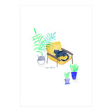 Cat On Scandi Chair (Print Only) thumbnail