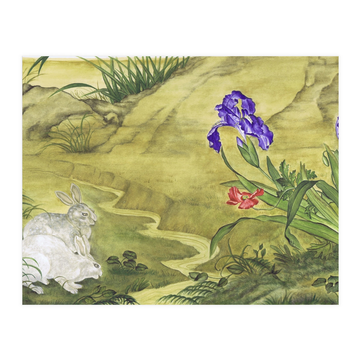 Rabbits, Iris & Poppy (Print Only)