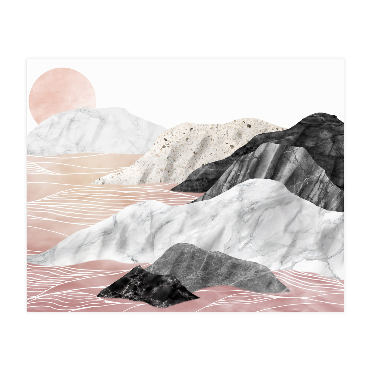Marble Landscape 01 (Print Only)