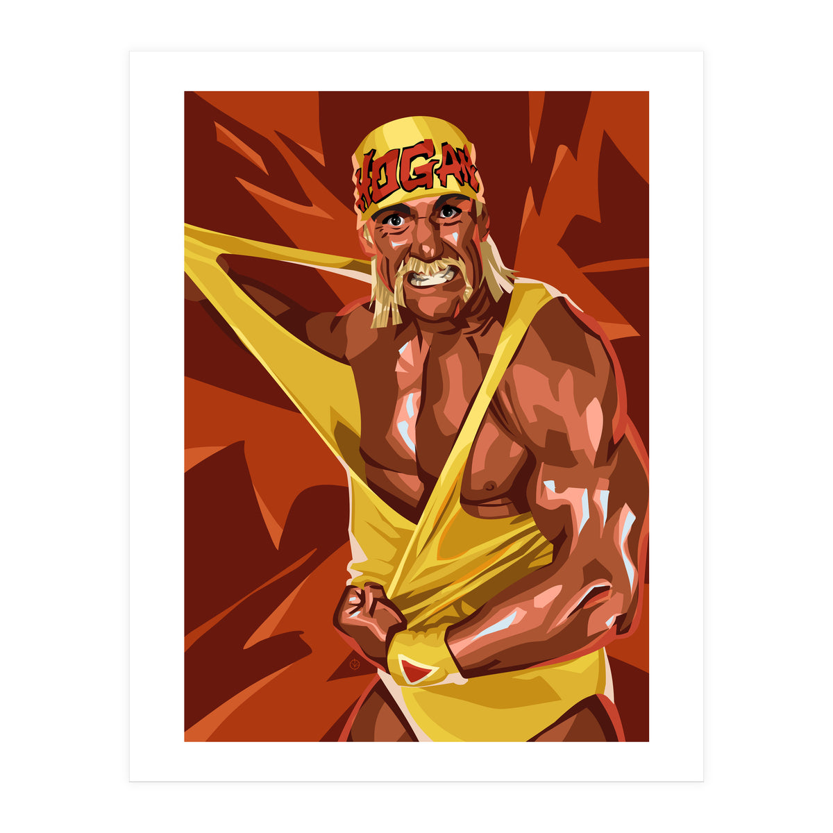Hulk Hogan WWE (Print Only)