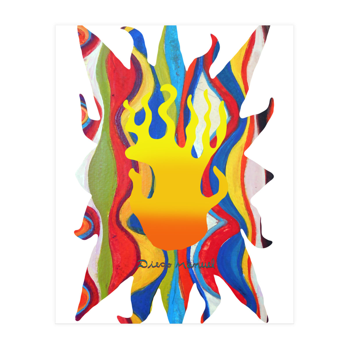 Fuego 10 Copia (Print Only)