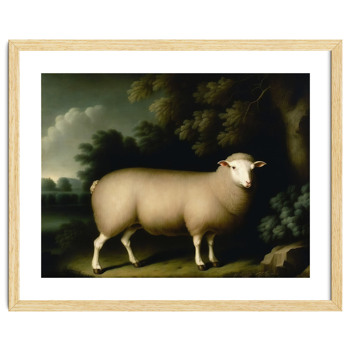 Sheep Classical Oil Painting