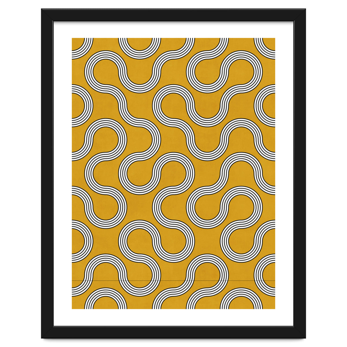 My Favorite Geometric Patterns No.31 - Mustard Yellow