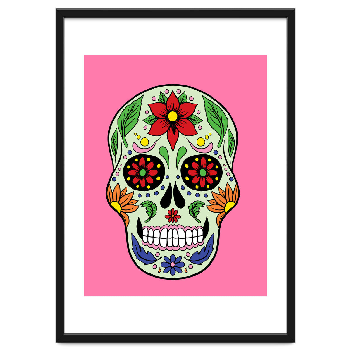 Colorful Skull I
