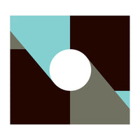 Geometric Shapes No. 29 - baby blue & grey (Print Only)