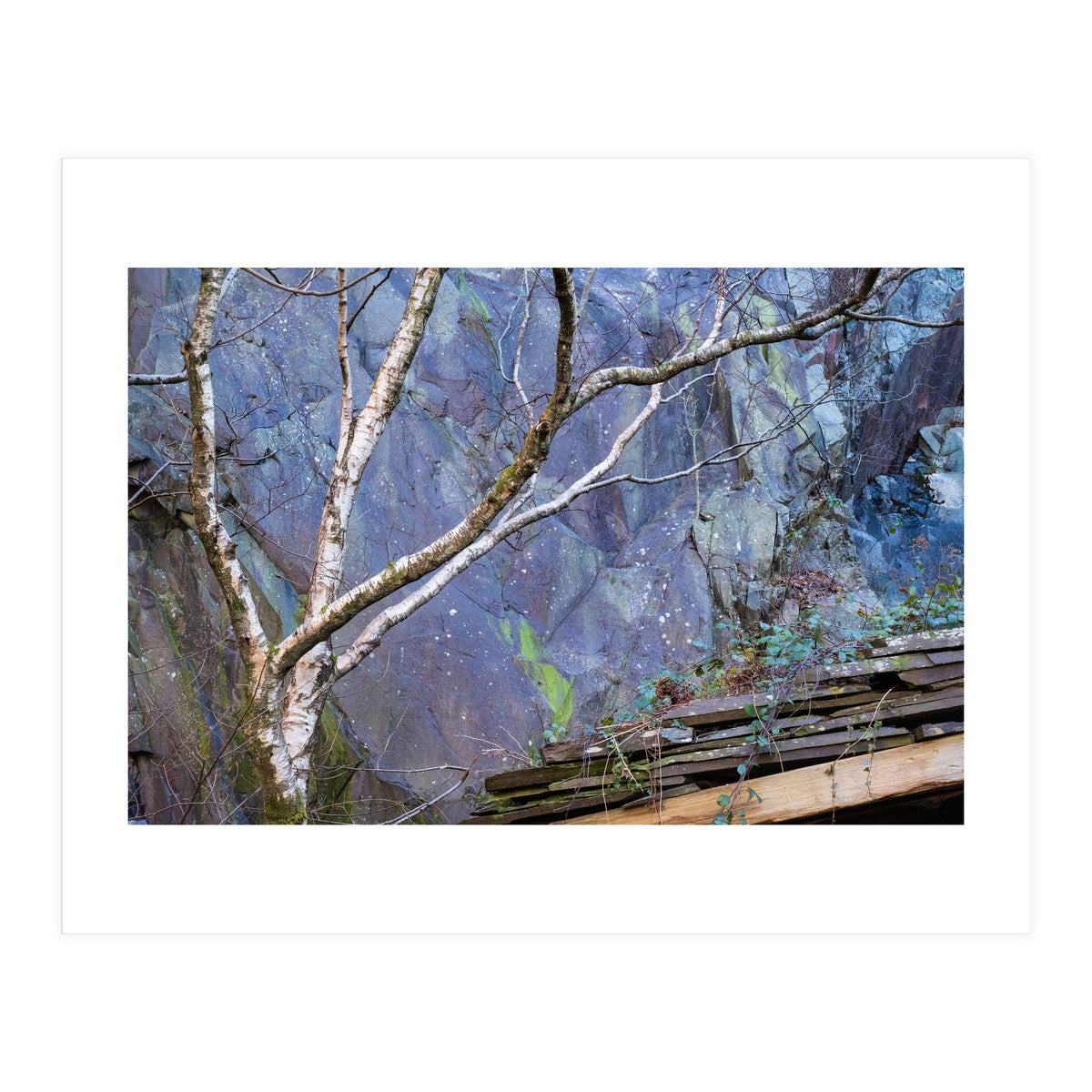 Dinorwic slate quarries in Llanberis, Wales, 3 (Print Only)