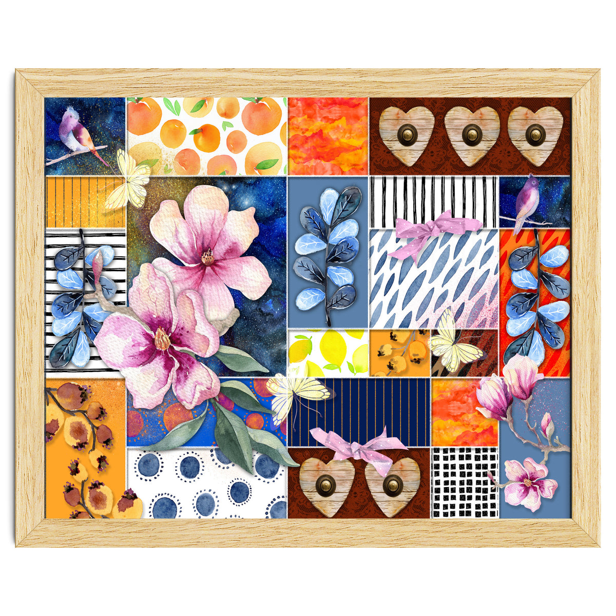 Romantic Floral Collage