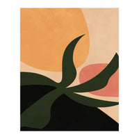 Abstract Boho Modern Plant (Print Only)