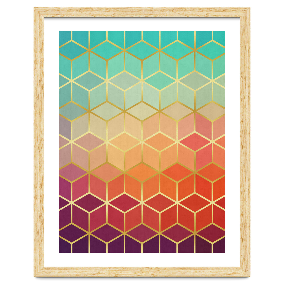 Colorful and golden pattern II