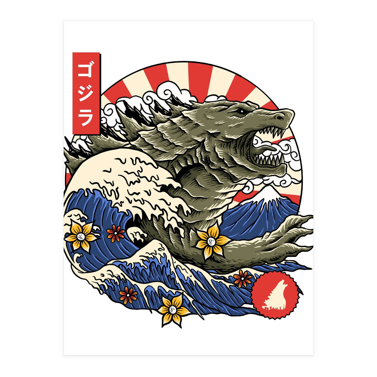 Kaiju Wave (Print Only)