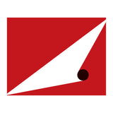 Geometric Shapes No. 71 - red, white & black (Print Only) thumbnail