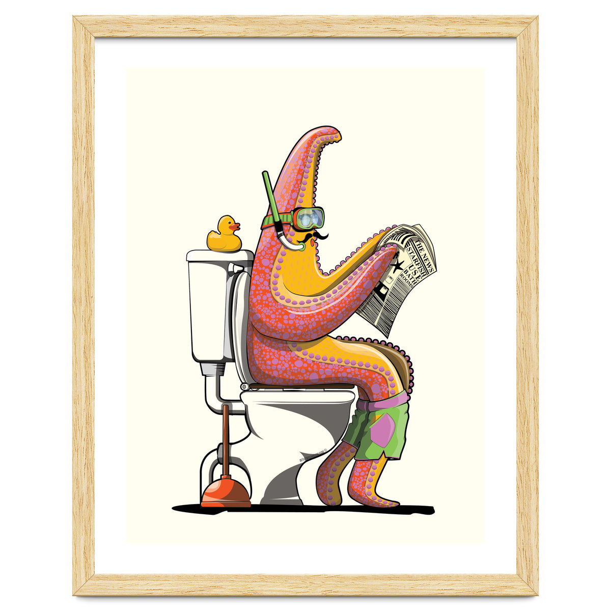 Starfish on the Toilet