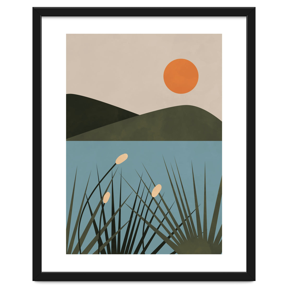 Mountain Lake Sun Boho