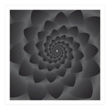 3 D Modern Black Floral (Print Only) thumbnail