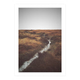 Bleak winter landscape of Saddleworth Moor  (Print Only) thumbnail