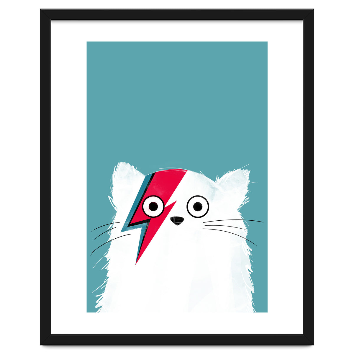 Doozal Cat Bowie White