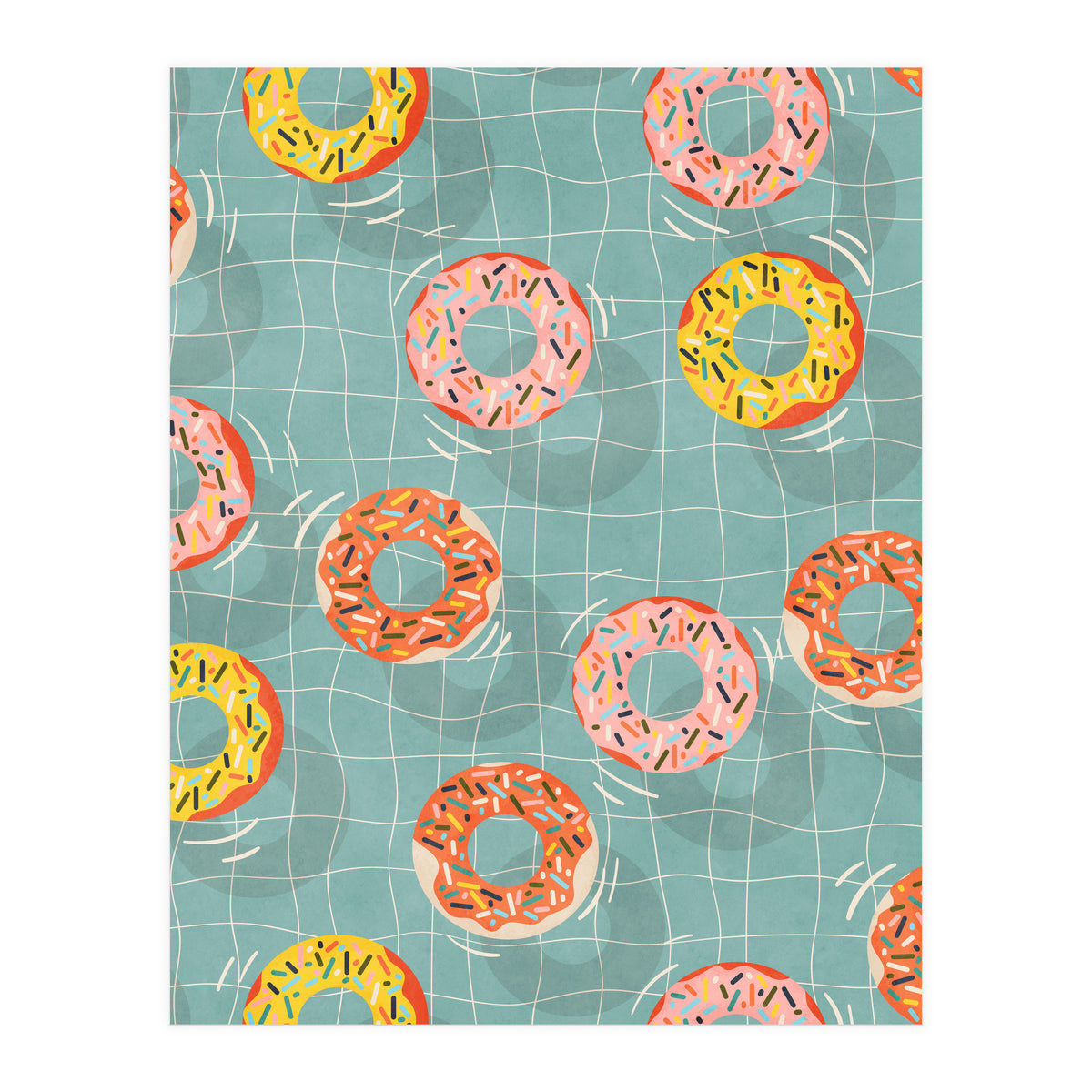 Pool Party Donuts (Print Only)