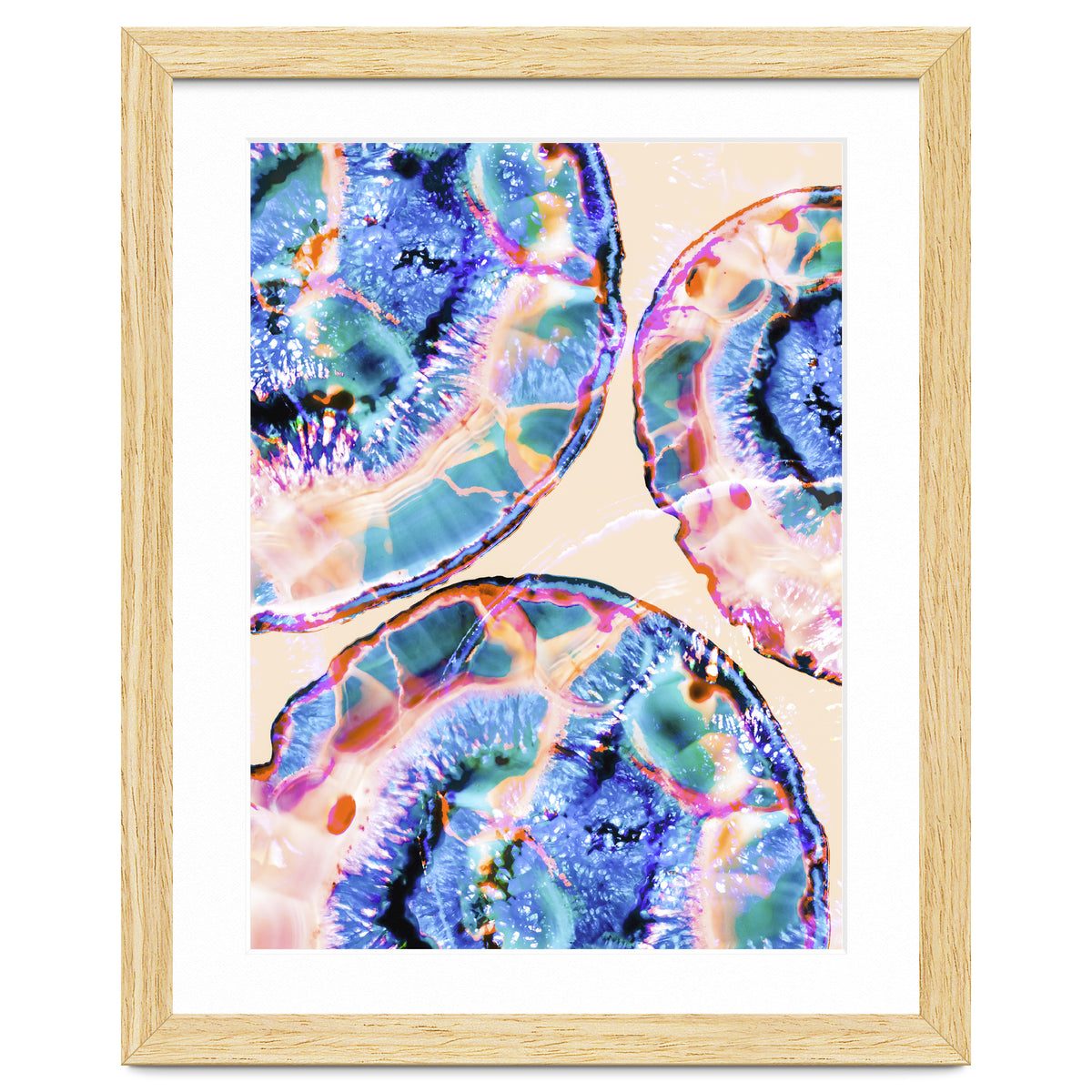 Abstract Agate Painting