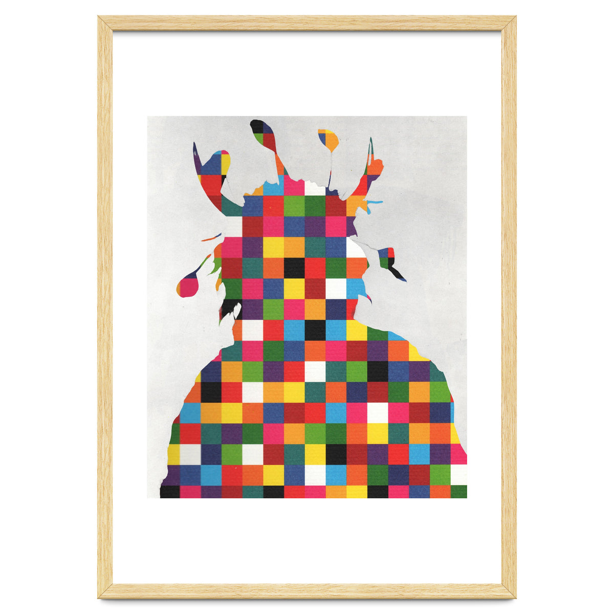 Indian Portrait Disaster · Kicking Bear Colorful Square