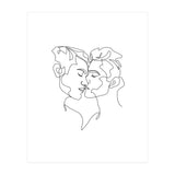 gay love line art (Print Only) thumbnail