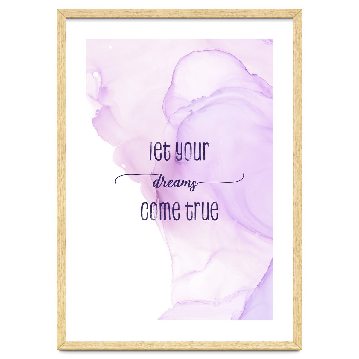 Let your dreams come true | floating colors