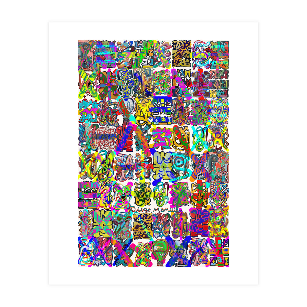 Graffitis 2021 Tapiz 105 (Print Only)