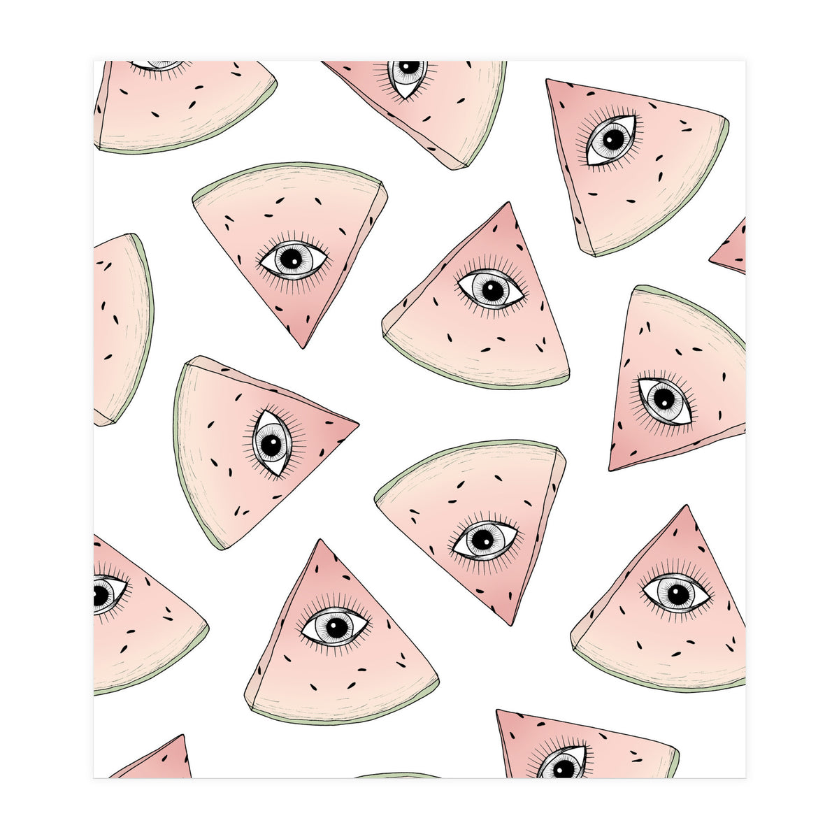 Curious Watermelon (Print Only)