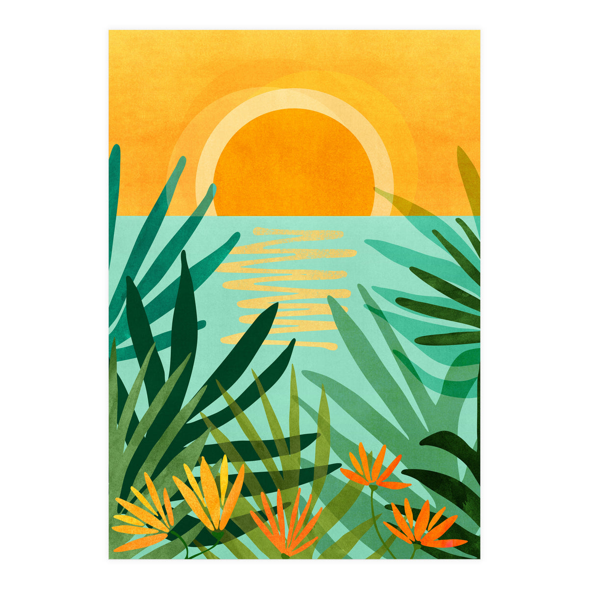 Peaceful Tropics (Print Only)