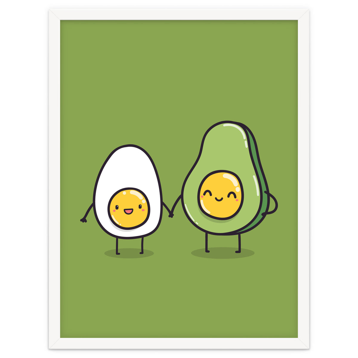 Egg Avocado best friends