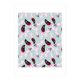 Bohemian pattern of feathers  (Print Only) thumbnail