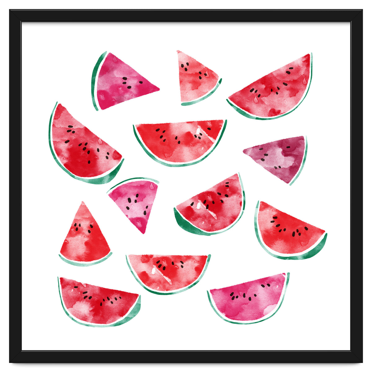 Watercolour Watermelons