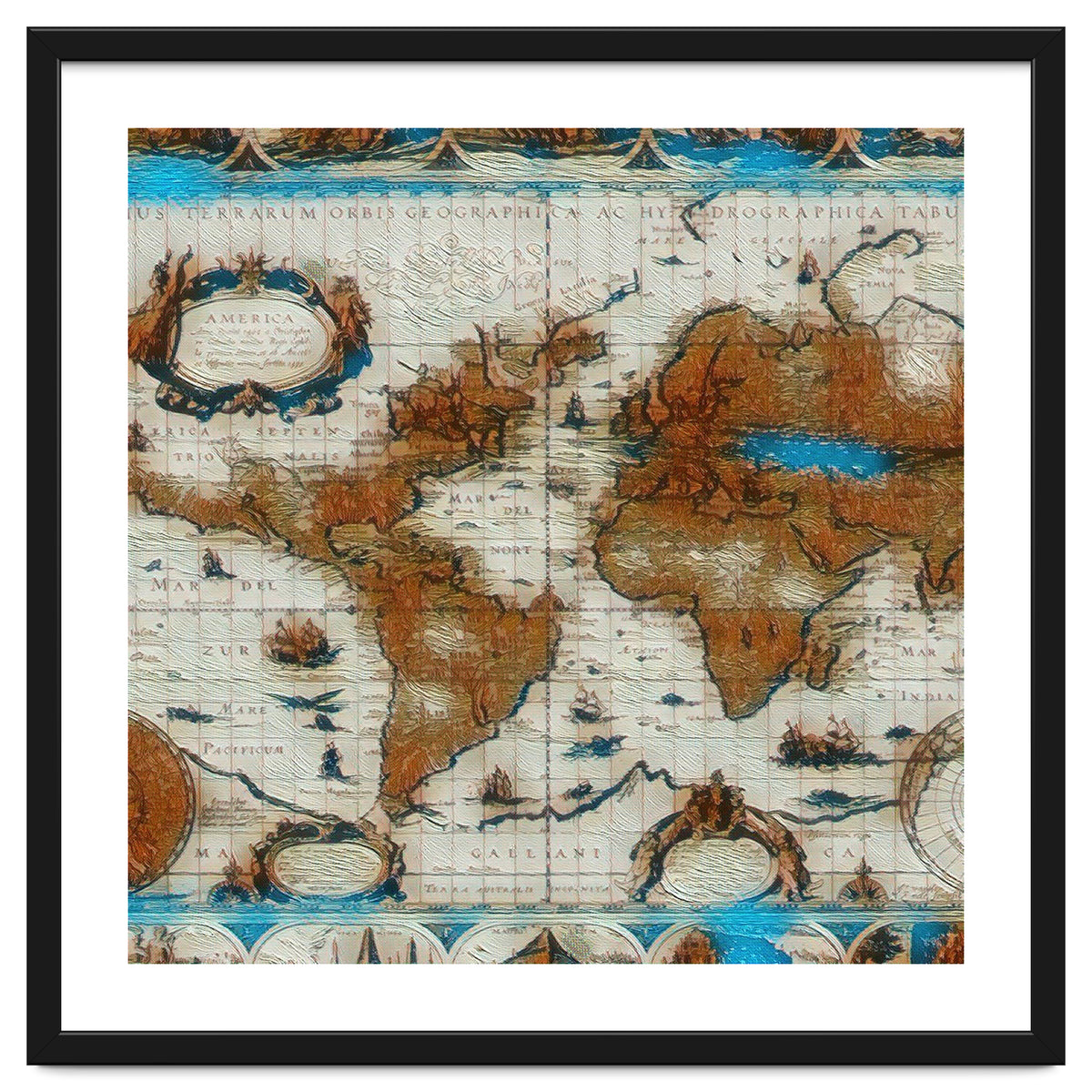Vintage Mapa Mundi revisited