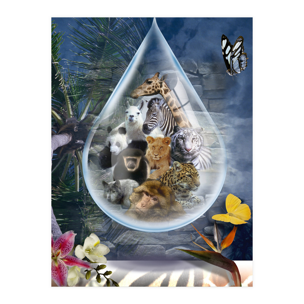 Jungle Drop (Print Only)