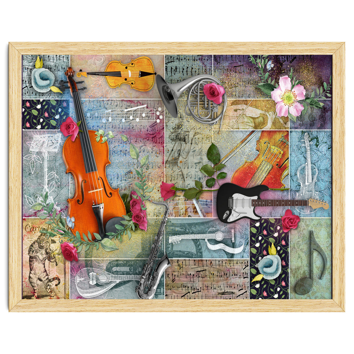 Musical Garden Collage