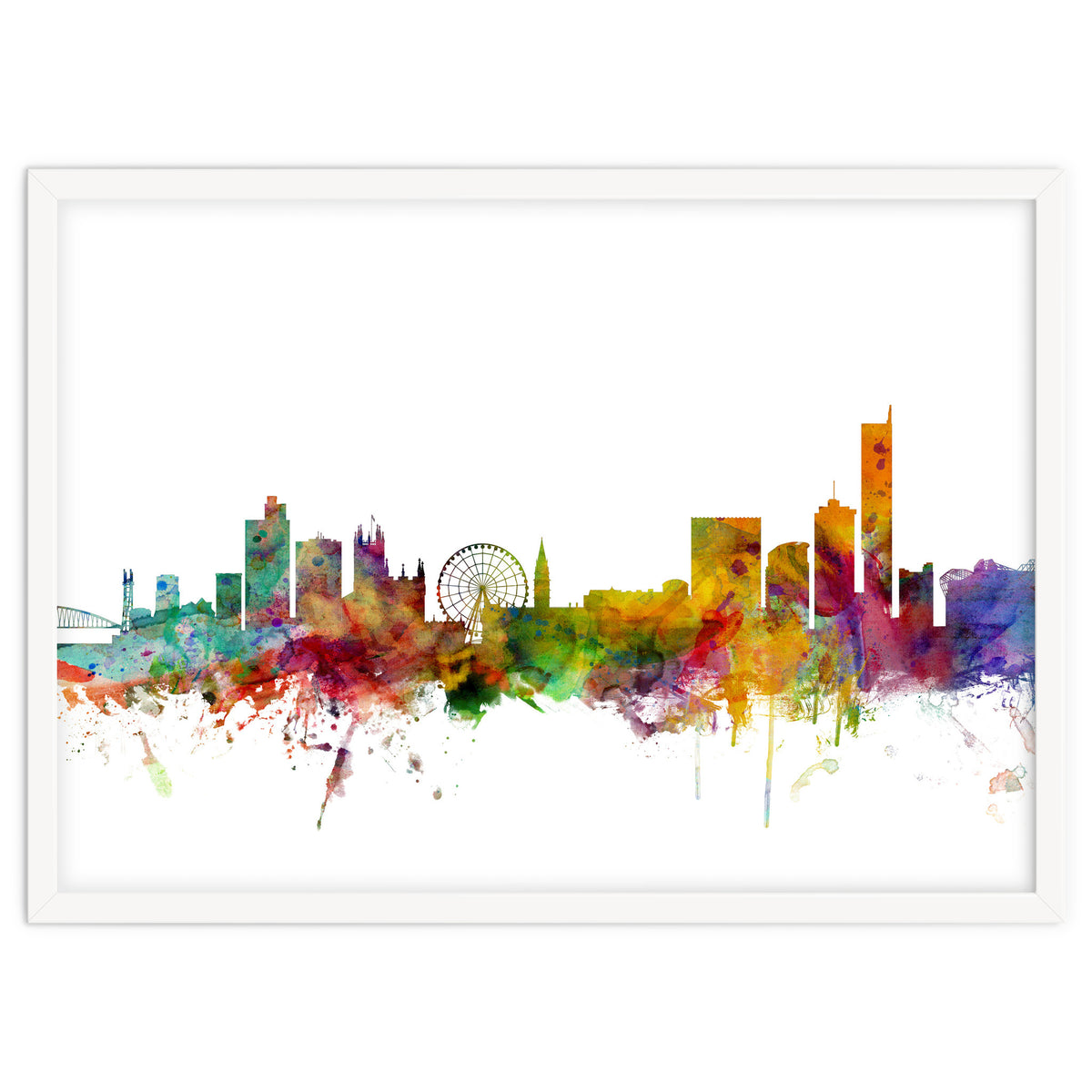 Manchester England Skyline